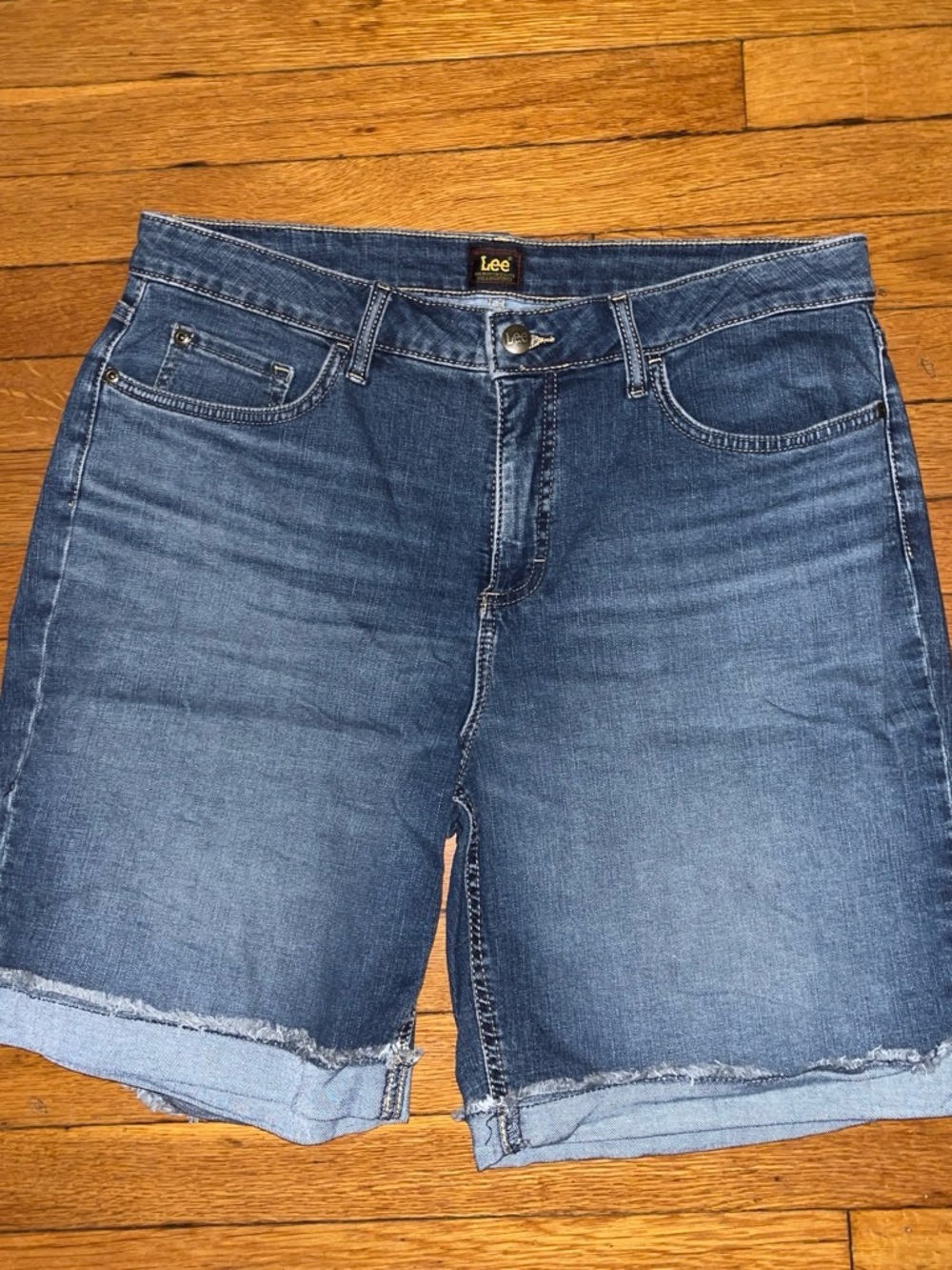 Lee Blue Denim Shorts
